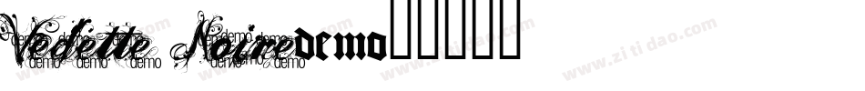 Vedette Noire字体转换